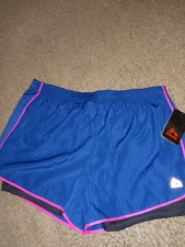 RBX-X-TREME- WOMEN'S ACTIVE SHORTS-NEW/TAGS-SIZE LARGE-BLUE/PINK-X DRI
