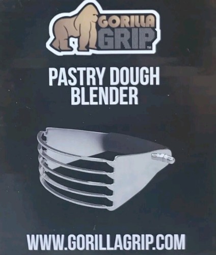3 Gorilla Grip Pastry Dough Blender and Cutter, Thick Sharp Stainless Steel PPC - Picture 7 of 8