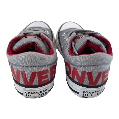 Converse All Stars Junior 660855F Lace Up Low Top Gray Sneaker Shoes Sz 10.5 Jr. - Picture 7 of 10
