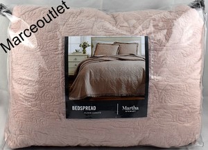 Details Zu Martha Stewart Collection Crochet Ruffle King Bedspread Blush Pink