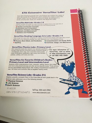 ETA Cuisenaire Math Teacher’s Resource Guide Level 3 Versa Tiles - Bild 2 von 4