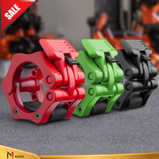 Barbell Clips 2 Inch Quick Release Olympic Weight Bar Clamps Collars for Workout
