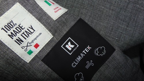 KITON LINEA KIRED AUTENTICO GIACCA TG 56 LINO+SETA+LANA 1350,00 CART.SHLINE-71Z - Imagen 8 de 12