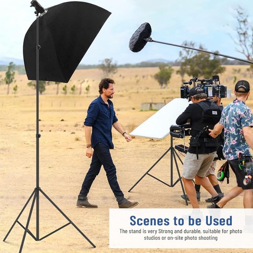 13 ft Heavy Duty Video Studio Camera Sports Tripod Lighting Stand Air-Cushioned - Picture 6 of 7