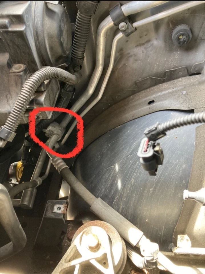 Tapón de cable VW Bus T5 cable de aire acondicionado trasero evaporador cable incl. junta - Imagen 4 de 4