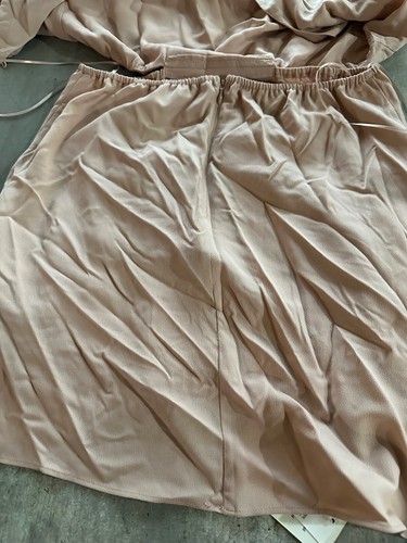 Abercrombie & Fitch Mini Dress Open Back and waist coral Sz M NWT - Picture 7 of 9