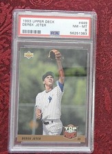 1993 Upper Deck Top Prospect Derek Jeter Rookie #449 PSA 8 NRMT NEW YORK YANKEES