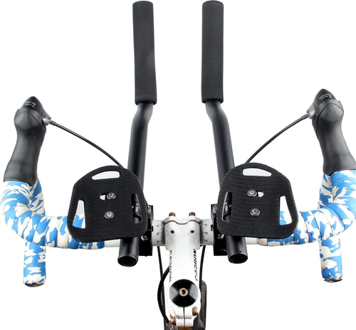 Bike Aero Bars Aluminum Alloy Armrest Bar for Road Bike Bicycle Racing TT Handle - Picture 6 of 12