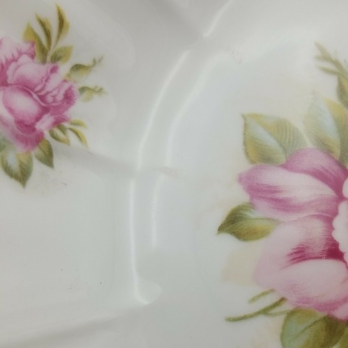 ANTIQUE ROSENTHAL Bavaria Germany MALMAISON 10.25" Scalloped BOWL Antique Rose - Picture 9 of 12