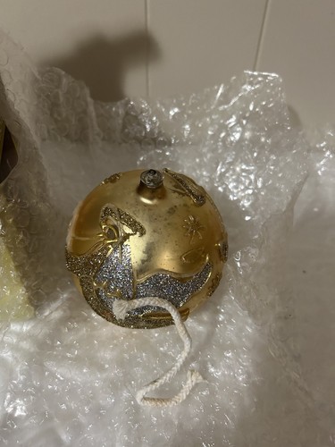 Merkur Lampe Weihnachten Glas Ornament - Bild 10 von 21