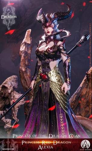 New WAR STORY WS019B 1/6 Red Dragon Princess Alexia Action Figure In Stock - Picture 4 of 19