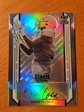 2021 Leaf Metal Draft #BADC1 Damonte Coxie Rookie Auto #'d 11/99