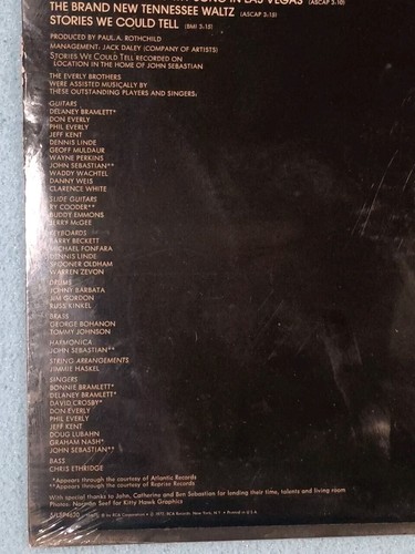 EVERLY BROTHERS ‎– Stories We Could Tell   1972 1st US LP  SEALED - Warren Zevon - Picture 4 of 4