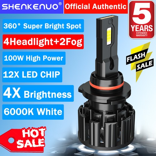 For Nissan Titan 2004-2015 Combo LED Headlights High/Low Beam Fog Light Bulb F15 - Imagen 1 de 17