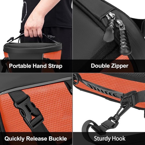 10L Impermeable Bolsa de Cola de Motocicleta Asiento Trasero Tanque Almacenamiento Bolsa de Silla - Imagen 54 de 79