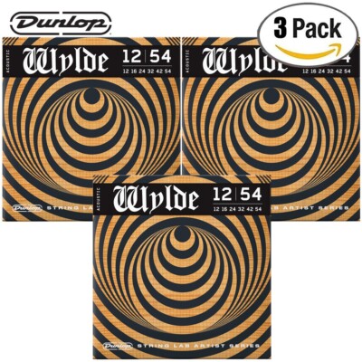 3-PACK Dunlop ZWAP1254 Zakk Wylde Phosphor Bronze Acoustic Guitar Strings 12-54 | eBay 3-PACK Dunlop ZWAP1254 Zakk Wylde Phosphor Bronze Acoustic Guitar Strings 12-54 | eBay