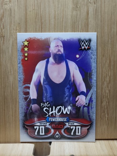 BIG SHOW🏆2018 Topps WWE Raw #87 Slam Attax Card 🏆FREE POST ✔ - Picture 1 of 2