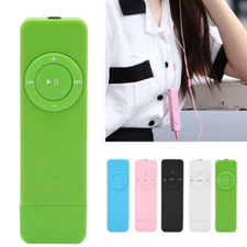 1x MP3 Player Portable Long Strip USB Music Media Player Sports Support TF Card