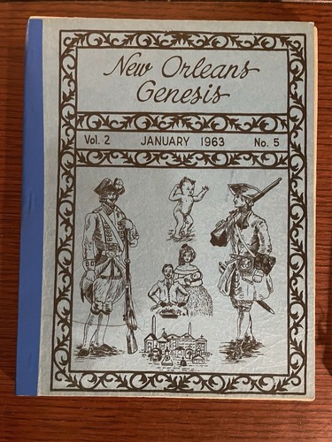 New Orleans Genesis Lot Vol. 2 3 1963 1964 Genealogical Research Society - Bild 2 von 10