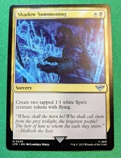 MTG Shadow Summoning (226/479) The Lord of the Rings Tales of Middle-earth NM