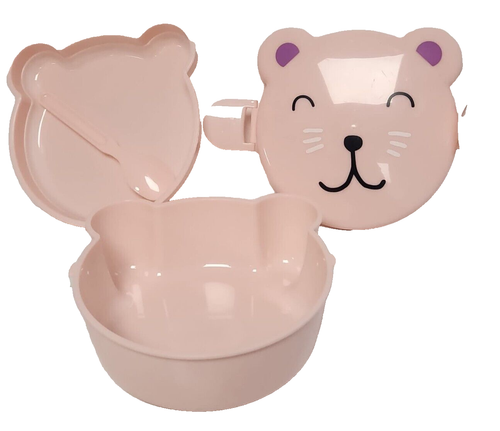 Snack Buddies Clip Lock Food Container with Spoon Pack of 3 - Picture 2 of 16