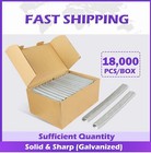 Hog Ring Staples 18,000 pcs/box Galvanized C Ring Staples 1/2'' Crown Hog Rings
