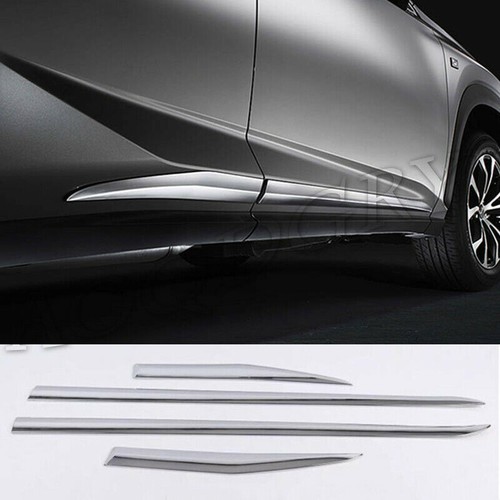 For Lexus NX200t NX300h 2015-2021 Chrome Door Body Side Molding Strip Cover Trim - Picture 1 of 3