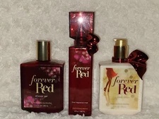 Bath & Body Works FOREVER RED Mist  8 FL Oz, Body Lotion & Shower Gel 10 fl oz