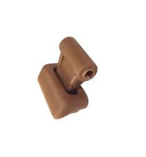 For Mercedes R107 Sunvisor Clip 1 Male 1 Female Palomino Color 280 SL -1971–1989