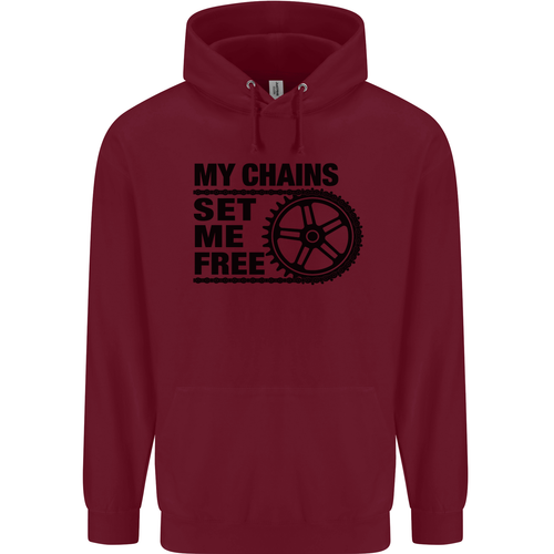 My Chains Set Me Free Cycling Cyclist Bike Childrens Kids Hoodie - Picture 23 of 80