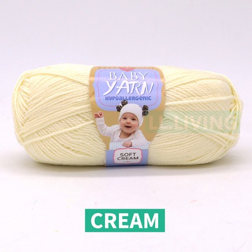 100g Baby Knitting Yarn Super Soft Hypoallergenic Crochet Ball Craft knits 3PLY - Picture 8 of 21