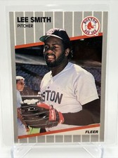 1989 Fleer Lee Smith Baseball Card #99 Mint FREE SHIPPING