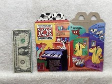 1990 McDonalds Happy Meal Box Carton 101 Dalmatians Disney Version 2 Vtg