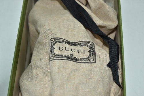 💎 Gucci Rubber GG Logo Pursuit Slides Sandals Black Women’s 35 (US 4.5) W/ Box - Picture 19 of 20