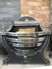 Victorian Dog Grate Large Solid Cast Iron Highlighted For Pub Stately Home