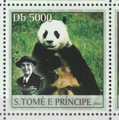 St. Thomas & Prince Islands 2003 Souv Sheet #1508 Scouting Emblem and More - MNH - Picture 5 of 7
