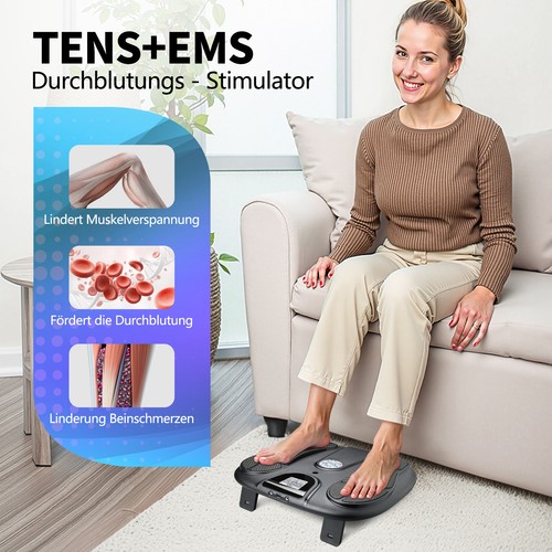 OSITO EMS Foot Massager Circulation Stimulator Pain Relief USB Charging - Picture 3 of 12