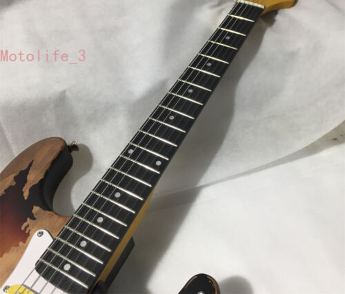 Relic Rory Gallagher ST Electric Guitar Alder Body White Pickguard SSS Pickups - Picture 8 of 8