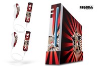 Nintendo Wii Console Skin - Ragdoll Red Nintendo Wii Console Skin - Ragdoll Red