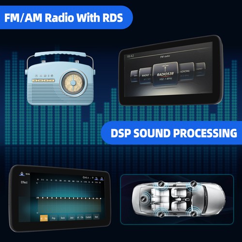 10.25" 6G+128GB Carplay For Benz C/GLC/V/X Class W205 X253 NTG5.0 Car Stereo AHD - Picture 16 of 20