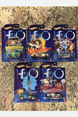 Hot Wheels Warner Bros 100 Years Anniversary Set of 5 Sealed