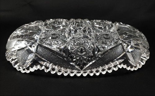 EAPG Imperial Glass 466 NUCUT Celery Tray 11" 1911 - Picture 7 of 10