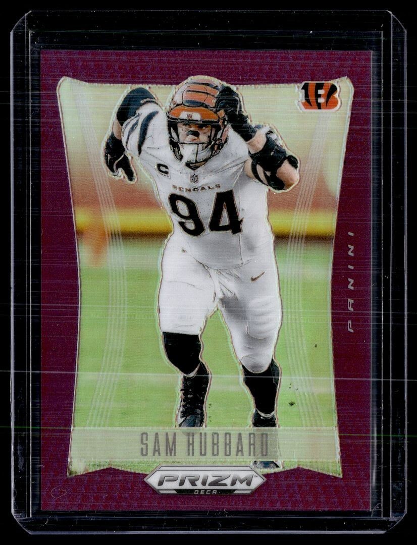 2024 PRIZM DECA PURPLE /99 61 Sam Hubbard Cincinnati Bengals