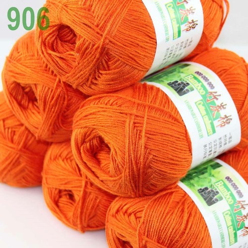 Sale 6SkeinsX50gr Bamboo Cotton Baby Blankets Hand Knitting Crochet Yarn 06 - Picture 1 of 12