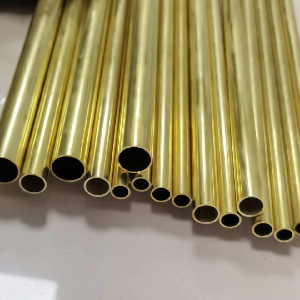 1-4Pcs Brass Tube OD 20-32mm Length 300mm 20 21 22 23 24 25 26 27 28 29 30 32mm - Photo 2/4