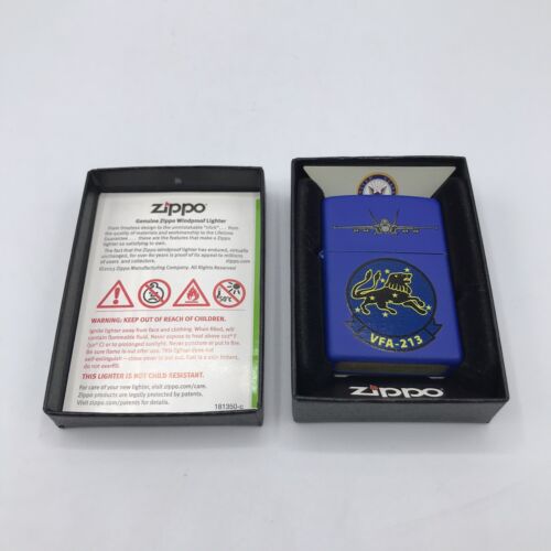 VFA-213 Blacklions Zippo 2014 Kampfeinsatz CVN-77 USS GHW Bush CVW-8 blau