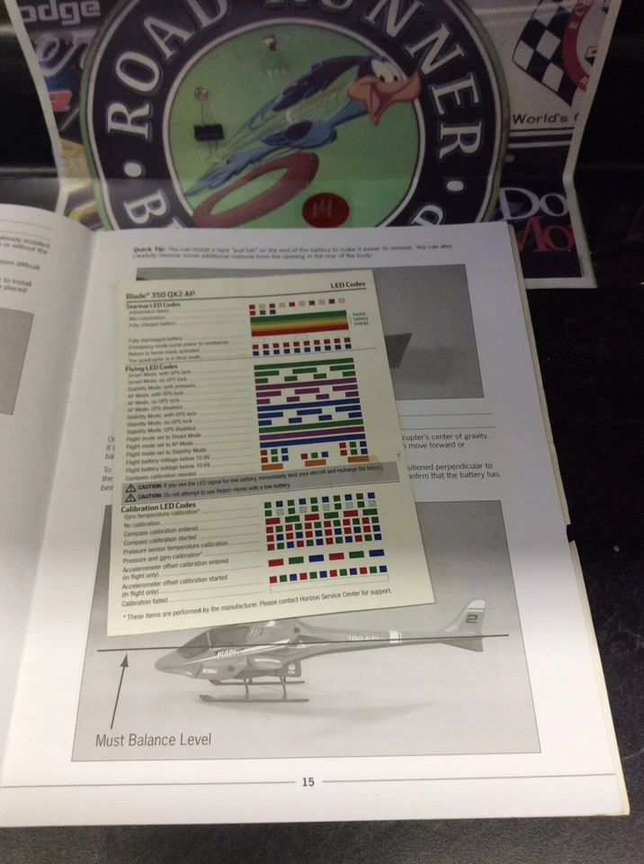 Rc Blade CX2 Helicopter Spec., Manual USA Shipped - Image 3 of 4