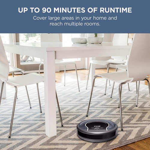 Shark ION Robot Vacuum RV761 with Wi-Fi and Voice Control 0.5 Quarts Black /Navy - Picture 6 of 8