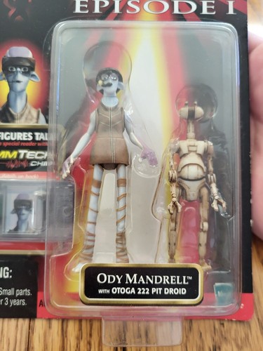 Hasbro Star Wars: Episode 1 - Ody Mandrell w/ Otoga 222 Pit Droid - New - Picture 2 of 4