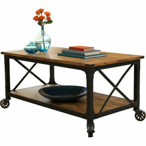 Black Coffee Table Wood Living Room Vintage Furniture Storage Rustic Country Black Coffee Table Wood Living Room Vintage Furniture Storage Rustic Country